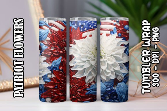 3D Chrysanthemums Flower Tumbler 4 Design Guide