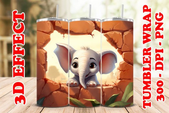 3D Cute Elephant Flower Tumbler 6: A Complete Guide to Creating Whimsical Sublimation Drinkware