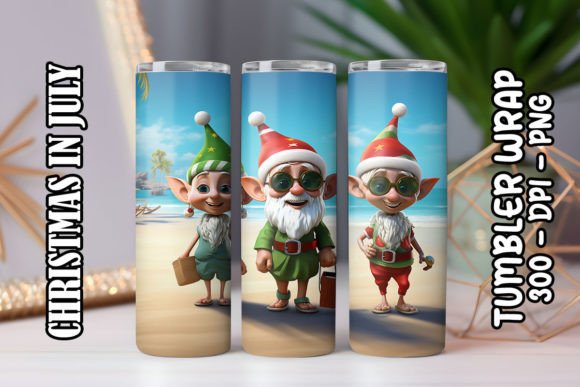 3D Elves Tumbler: Digital Sublimation Design Guide