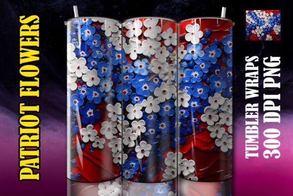 3D Forget-me-nots Flower Tumbler: Strategic Asset Utilization for Sublimation Businesses