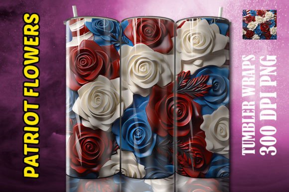 Elevating Drinkware Design with the 3D White Roses Flower Tumbler Aesthetic