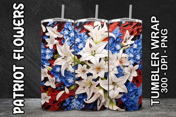 Elevating Sublimation Design: The Strategic Value of the 3D Bluebells Flower Tumbler 13
