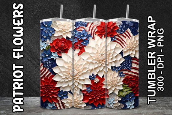 Elevating Sublimation Projects with the 3D White Dahlias Flower Tumbler 2 Design