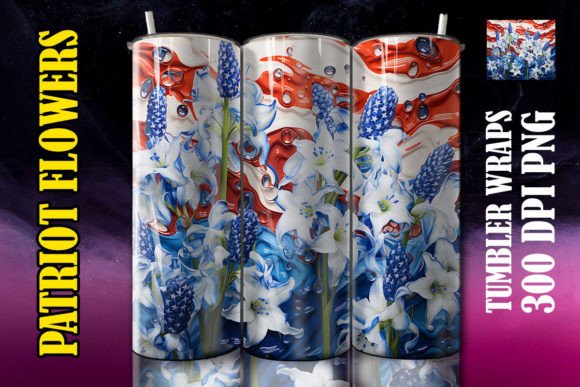 Evaluating the 3D Bluebells Flower Tumbler 19 Digital Sublimation Design