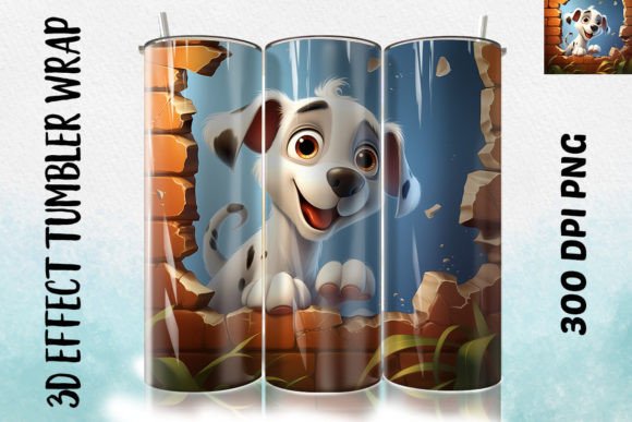 Evaluating the 3D Dog Flower Tumbler 8 Digital Asset for Sublimation