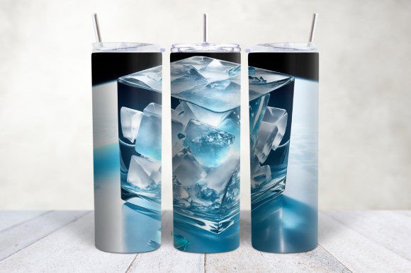 Evaluating the 3D Ice Cubes Seamless Tumbler Wrap for Sublimation Projects