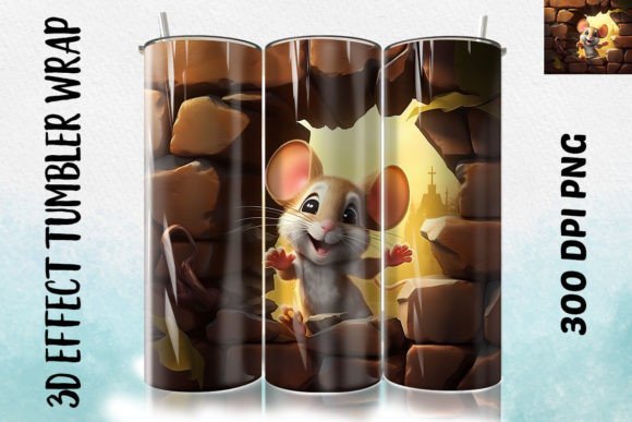 Evaluating the 3D Mouse Flower Tumbler 8 Digital Sublimation Design