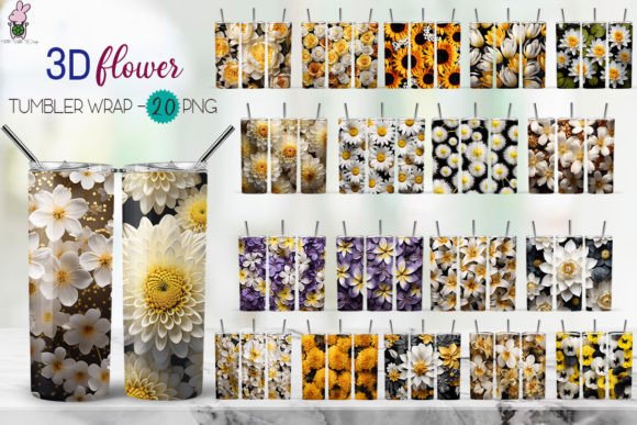 Mastering Sublimation Design: A Guide to 3D Flower Tumbler Wraps and Digital Art Assets