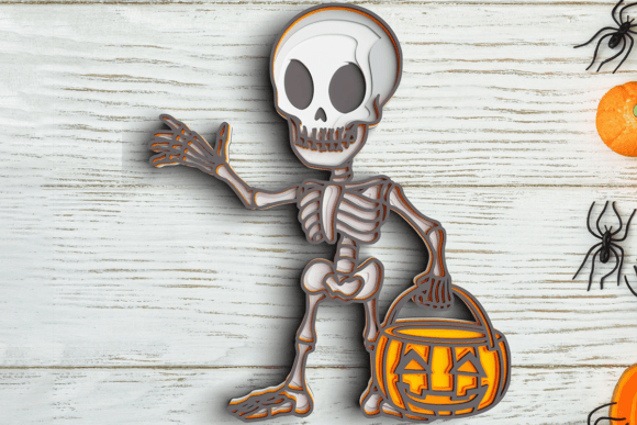Mastering the 3D Halloween Pumpkin Skeleton SVG: A Guide to Layered Mandala Designs
